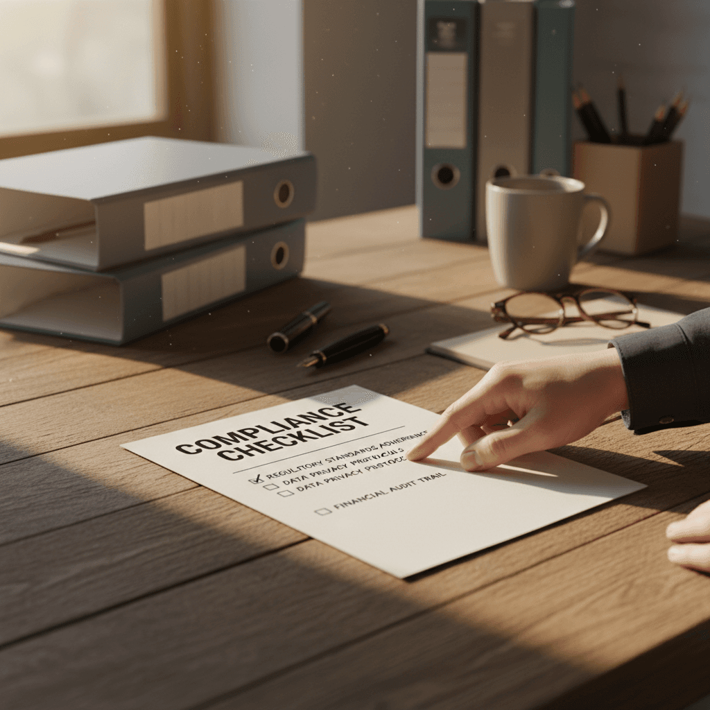 Compliance checklist review