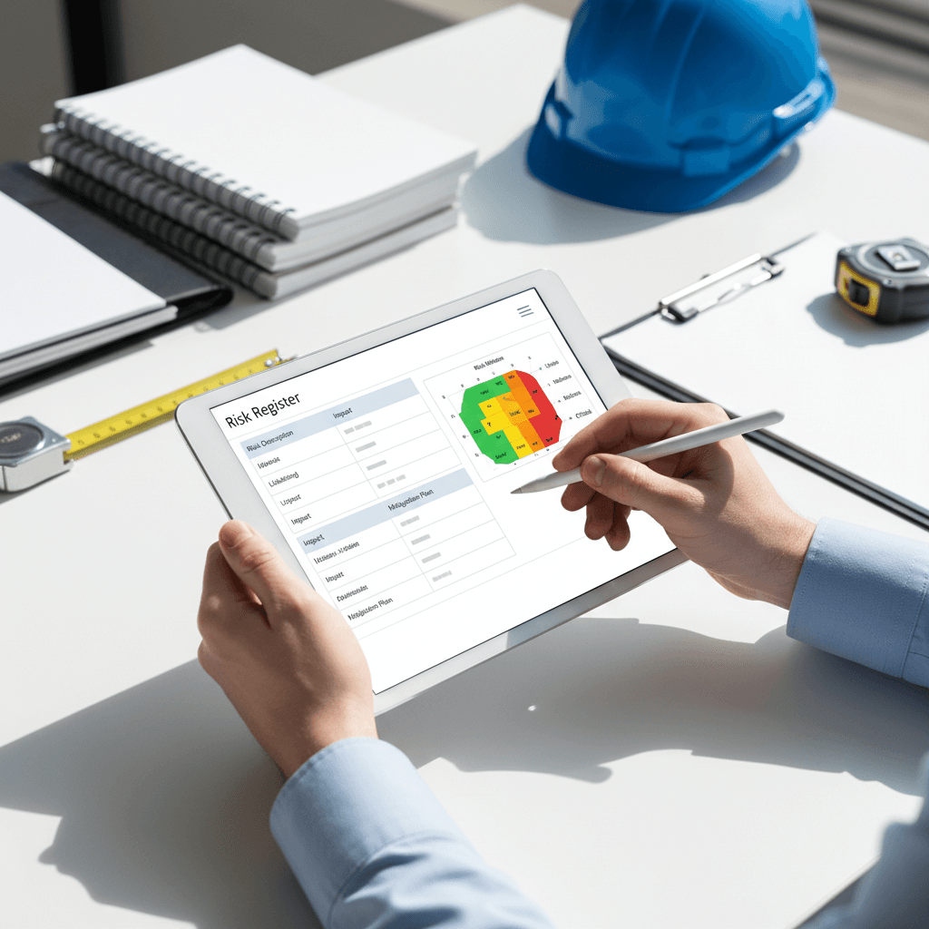 Risk register documentation and hazard tracking