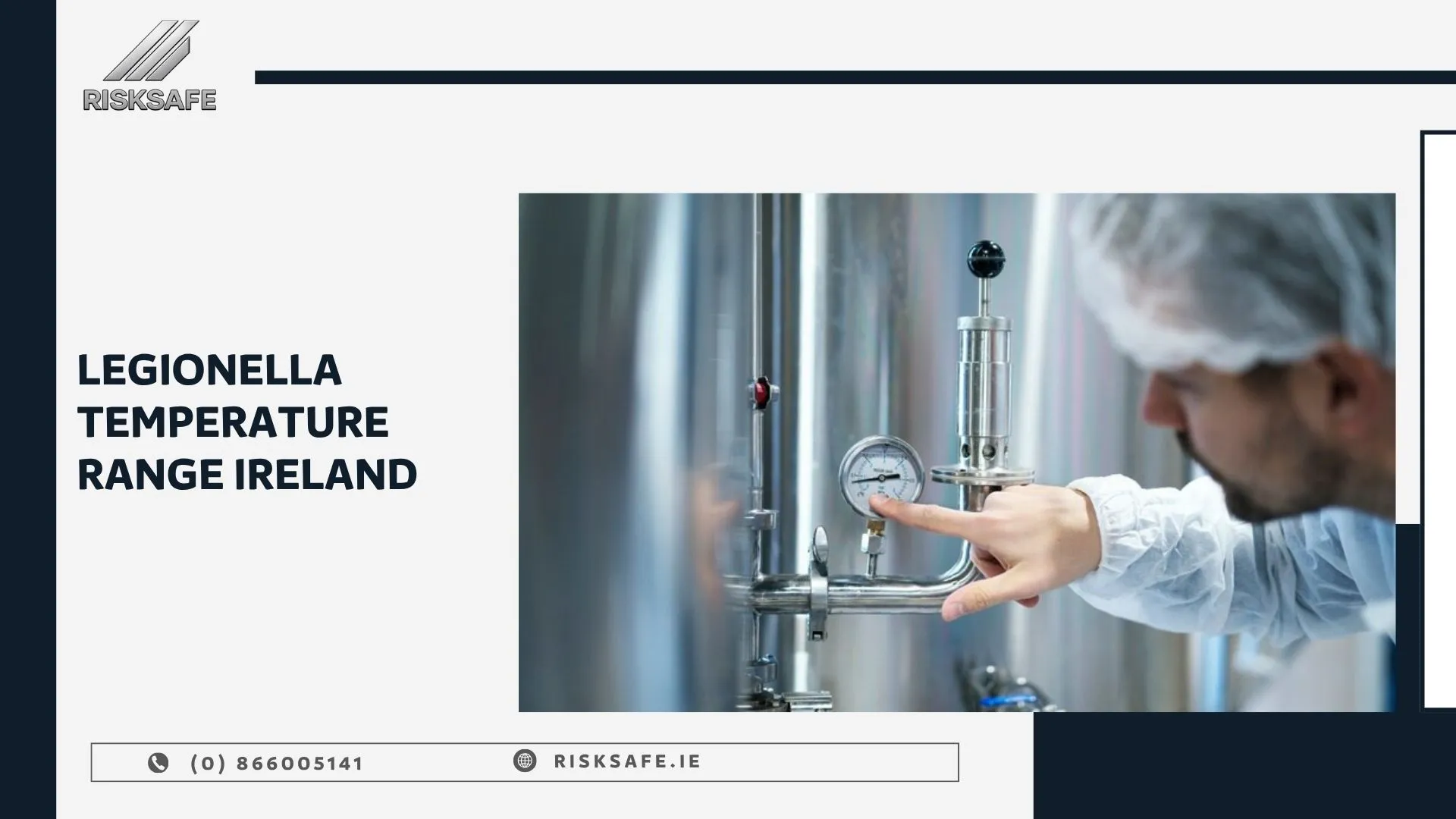 legionella temperature range Ireland